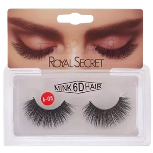 مژه مینک طبیعی دست ساز Royal Secret رویال سکرت کد A-05