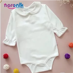 زیر دکمه یقه ب ب دخترانه تا 2 سال
