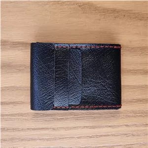 جاکارتی چرم طبیعی جیب بزرگ