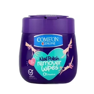 دستمال مرطوب پاک کننده لاک ناخن کامان Nail Polish Remover Wipes Comeon