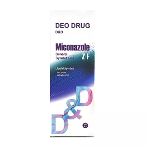 مایع شوینده صورت و بدن دئودراگ حاوی میکونازول نیترات  deo drug miconazole general syndet gel 150ml