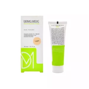 کرم ضد جوش 30 میلی لیتری رنگ روشن درمومدیک  Anti Acne Cream 30 ml Dermo Medic