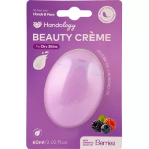 کرم مرطوب کننده هندولوژی حاوی روغن بادام و جوجوبا مناسب پوست خشک حجم 60 میلی لیتر Handology Face And Hand Beauty Cream For Dry Skin