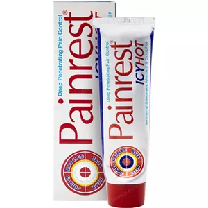 کرم ماساژ گیاهی ضد درد پین رست حاوی منتول و فلفل قرمز  Painrest ICY Hot Cream