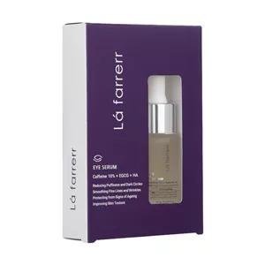 سرم دور چشم کافئین 10 درصد و هیالورونیک اسید لافارر Caffeine 10 And Hyaluronic Acid Eye Serum Lafarrerr