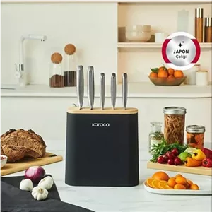 سرویس چاقو 6 پارچه استیل ژاپنی کاراجا Samuray