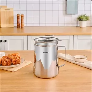 قابلمه سرخ کن استیل کاراجا Mutfaksever حجم 2 لیتر