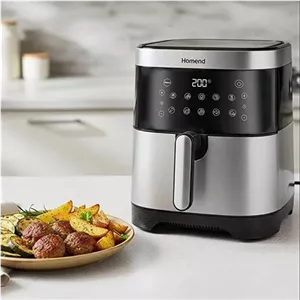 هواپز و سرخ کن هوشمند کاراجا Inox 2512H XXXL 9L نقره ای