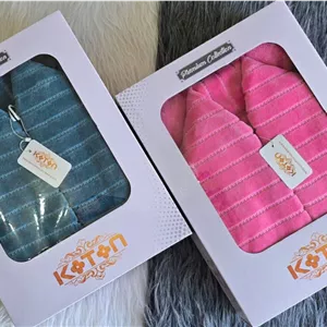 حوله پالتویی مدل KOTON طرح ابریشم سایز L