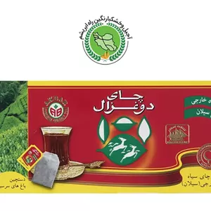 چای دو غزال تی بگ 25 عددی ساده