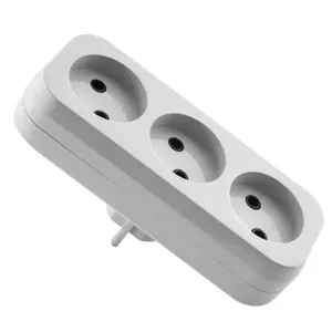 چندراهی ۳ خانه پریز بدون ارت با دوشاخه مدل شهاب پارت