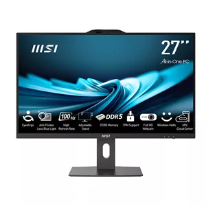 کامپیوتر همه کاره 27 اینچ ام اس آی مدل ALL IN ONE MSI AP272P 14M i3-14100 8GB 512GB SSD INTEL