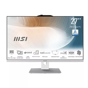 کامپیوتر همه کاره 27 اینچ ام اس آی مدل ALL IN ONE MSI AM272P 1M Core5-120U 16GB 1TB SSD INTEL