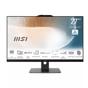 کامپیوتر همه کاره 27 اینچ ام اس آی مدل ALL IN ONE MSI AM272P 1M Core3-100U 16GB 512GB SSD INTEL