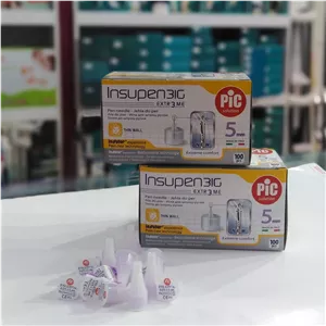 سوزن قلم انسولین پیک سلوشن ۵ میلی متر گیج ۳۱ بسته 100 عددی انقضا ۲۰۲۷