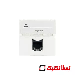 کیستون شبکه لگراند Cat6 UTP دو ماژول پهن