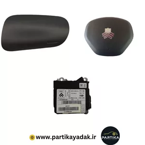 مجموعه ایربگ کامل ساینا/کوییک دی کات کروز (راننده،شاگرد و یونیت ایربگ پلاستیکی)