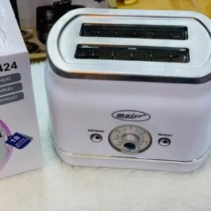 توستر نان مایر MR-424 | خرید توستر دوخانه 700 وات با تنظیم دما