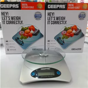 ترازوی آشپزخانه جیپاس Geepas مدل 4209 | ترازو دیجیتال 5 کیلوگرم