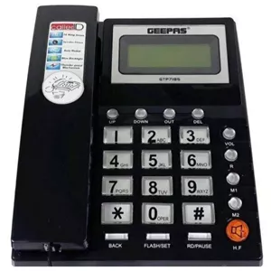 خرید تلفن جیپاس مدل 7185 | تلفن رومیزی Geepas GTP7185 با نمایشگر LCD
