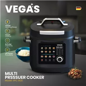 زودپز و پلوپز وگاس مدل VPC1420 | خرید Vegas Multi-Cooker 6L اصل