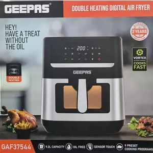سرخ کن بدون روغن جیپاس مدل 37544 | خرید ایر فرایر 12 لیتری Geepas