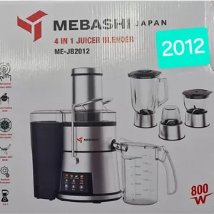 آبمیوه گیر 4 کاره مباشی ژاپن مدل JB2012 | خرید آبمیوه گیری چندکاره قدرتمند