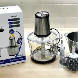 خردکن یونیک 3800 وات 4 لیتر مدل UM_8003 | Unique Chopper 3800W