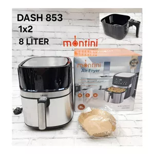 سرخ کن مونتینی DASH853 ظرفیت 8 لیتر | خرید سرخ کن بدون روغن از ریوکالا