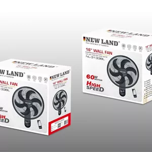 پنکه دیواری Newland مدل 3133BL | خرید پنکه دیواری پرقدرت