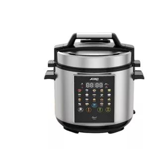 پلوپز چند کاره آیکو مدل AK1271PC ظرفیت ۶ لیتر با بدنه استیل