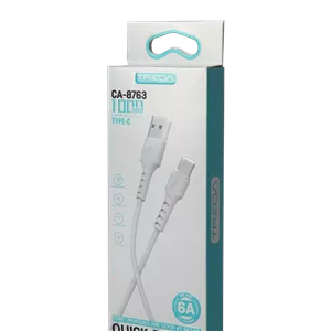 کابل شارژ Type c Treqa 8763 6A