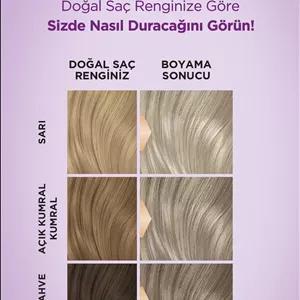 رنگ مو طبیعی چشم نواز 10 1 بلوند خاکستری روشن Palette