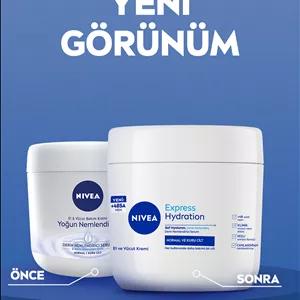 NIVEA کرم مراقبت از دست و بدن مرطوب کننده مکثی 400 میلی لیتر، مرطوب کننده 48 ساعته