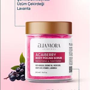 اسکراب بدن مغذی پاک کننده مرطوب لایه برداری eliamora
