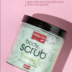 اسکراب بدن عصاره آووکادو تغذیه کننده پاک مرطوب لایه برداری 250 میل Dermoten