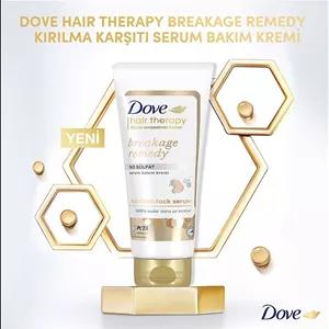 نرم کننده مو سرم بدون سولفات تراپی کرم مراقبت از ضد شکستگی 170 میل Dove