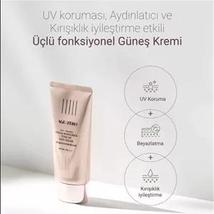 کرم ضد آفتاب صورت 3 محصول در 1 سفید کننده پوست اکولایزر تون SPF 50 PA پیری اورجینال AGE:ZERO