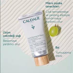 Caudalie لایه بردار پاک کننده پوست حساس Vinoclean پاکسازی عمیق پوست 75 میل