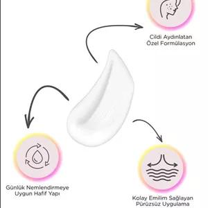 PURE BEAUTY روشن کننده کرم مرطوب کننده روشن کننده Brightten Up 50 میلی لیتر