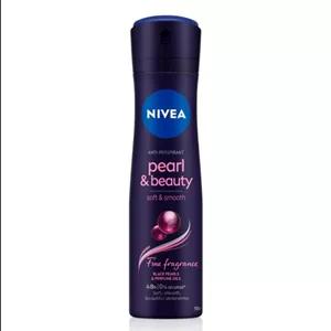 NIVEA اسپری ضد تعریق و بوی بد زنانه با عطر زیبای پرل و بیوتی، محافظت ضد تعریق 48 ساعته 150 میلی لیتر X3 عدد