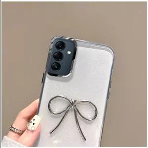 کاور و قاب سیلیکونی کمان سازگار سامسونگ گلکسی A14 شفاف اورجینال Zebana