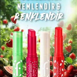 Flormar مرطوب کننده لب رنگارنگ حاوی روغن شی و کاکائو (کرادوت) بالم لب 002