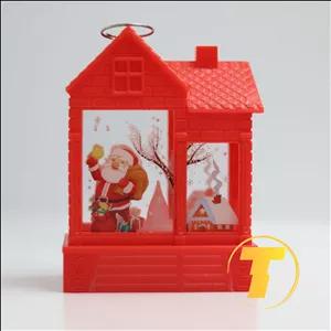 چراغ شب خواب کودک طرح کلبه کریسمسی بابانوئل