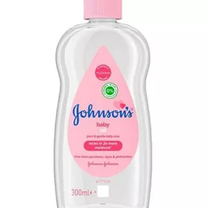 روغن بدن نوزاد جانسون Johnson’s Baby Oil حجم 300 میلی | نرم‌کننده و مرطوب‌کننده پوست کودک