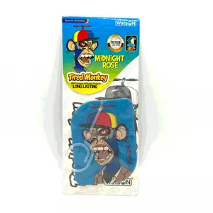 خوشبو آویز کارتی طرح میمون رایحه MidNiGHT ROSE