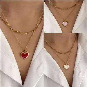 گردنبند دولاین پلاک قلبی ۷۵۱