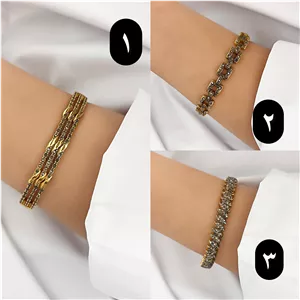 دستبند النگو طلاروس زنانه ۸۴۰
