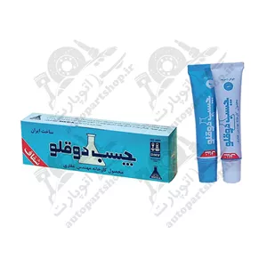 چسب دوقولو شفاف غفاری