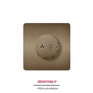 دیمر لامپ و فن مدل کریستال بژ طلایی آسیا الکتریک